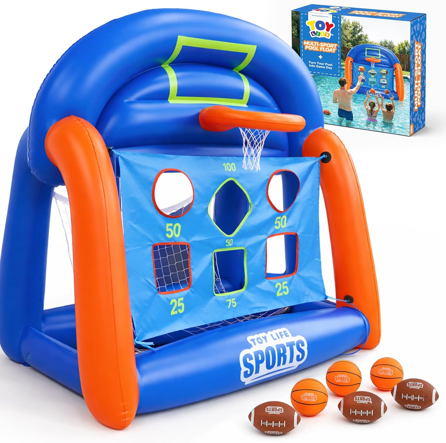 Kids Toys Set - Jeux de piscine multi-sports gonflables pour