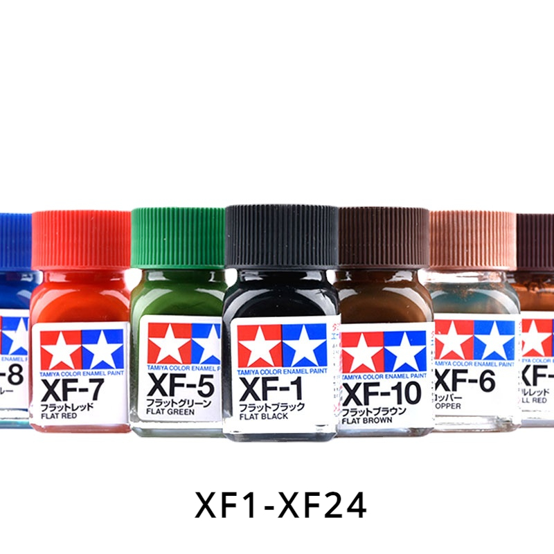 Tamiya Model Paint Set - TAMIYA Émail Peinture pio Couleurs XF1-XF24