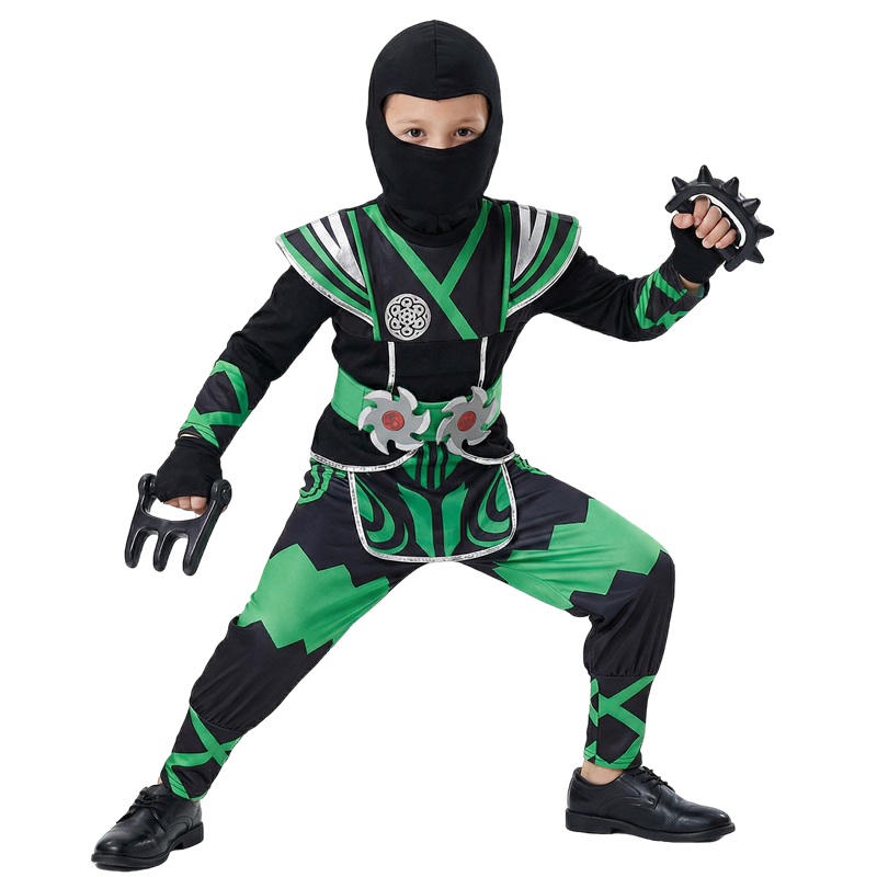 Kids Toys Set - Costume de ninja vert pour enfants