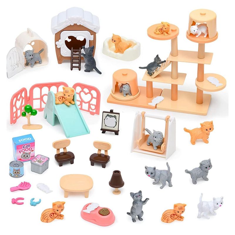 Dollhouse Furniture Set - Ensemble de pièces pour animaux de
