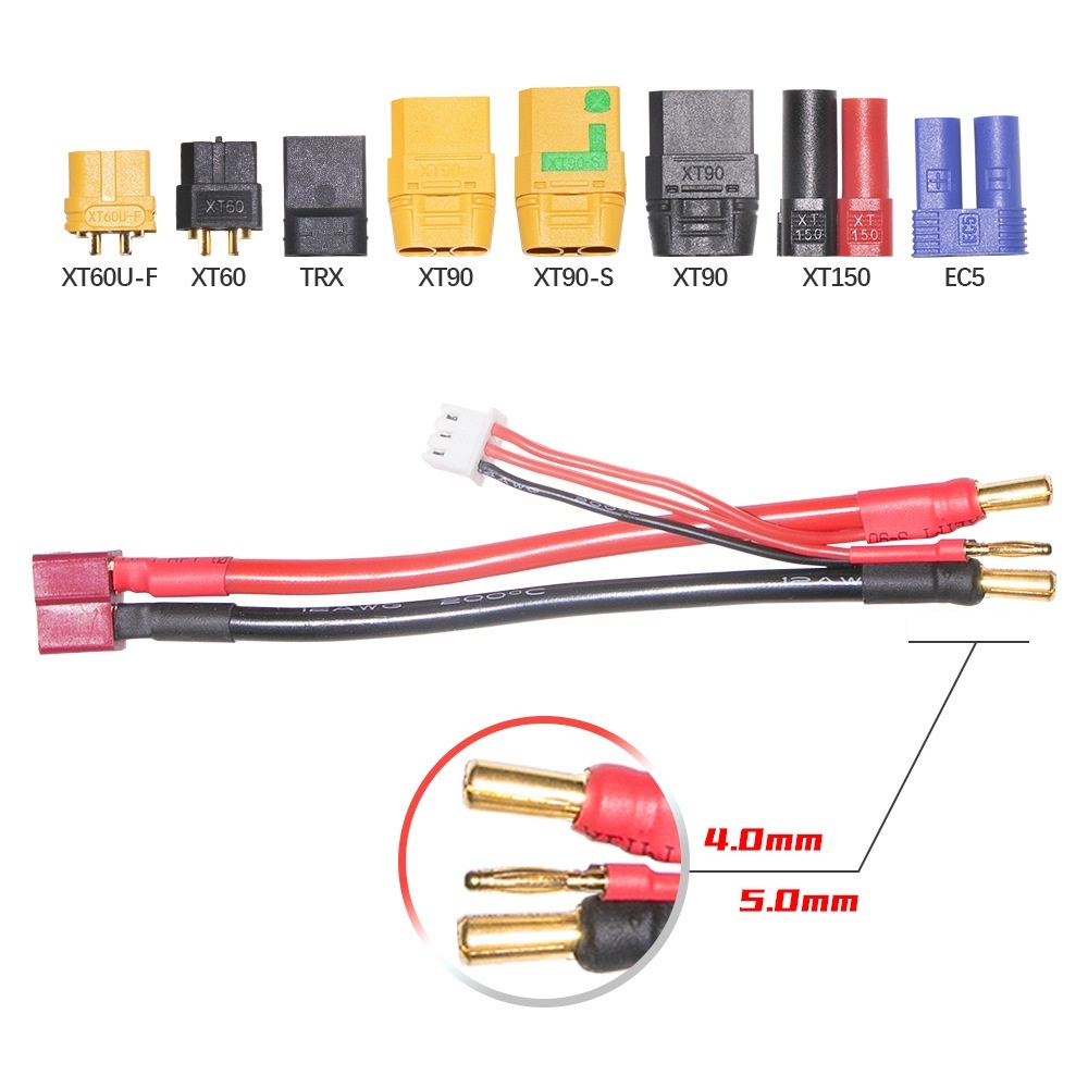 Tamiya Model Paint Set - Câble de charge pour batterie LiPo
