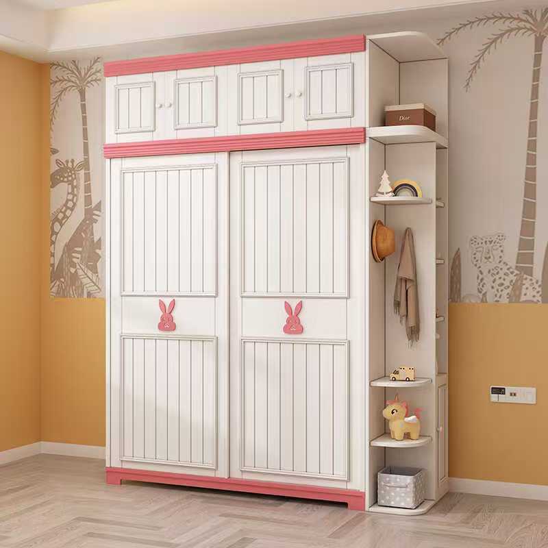Kids Toys Mall - Armoire de rangement en bois blanc