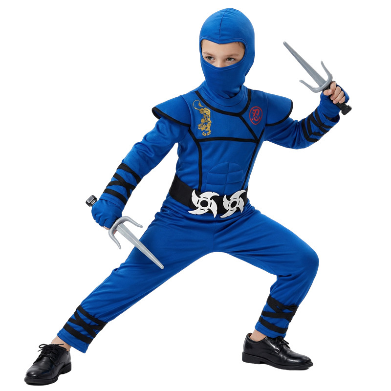 Costume de Ninja noir et bleu  - Kids Toys Set avis et prix
