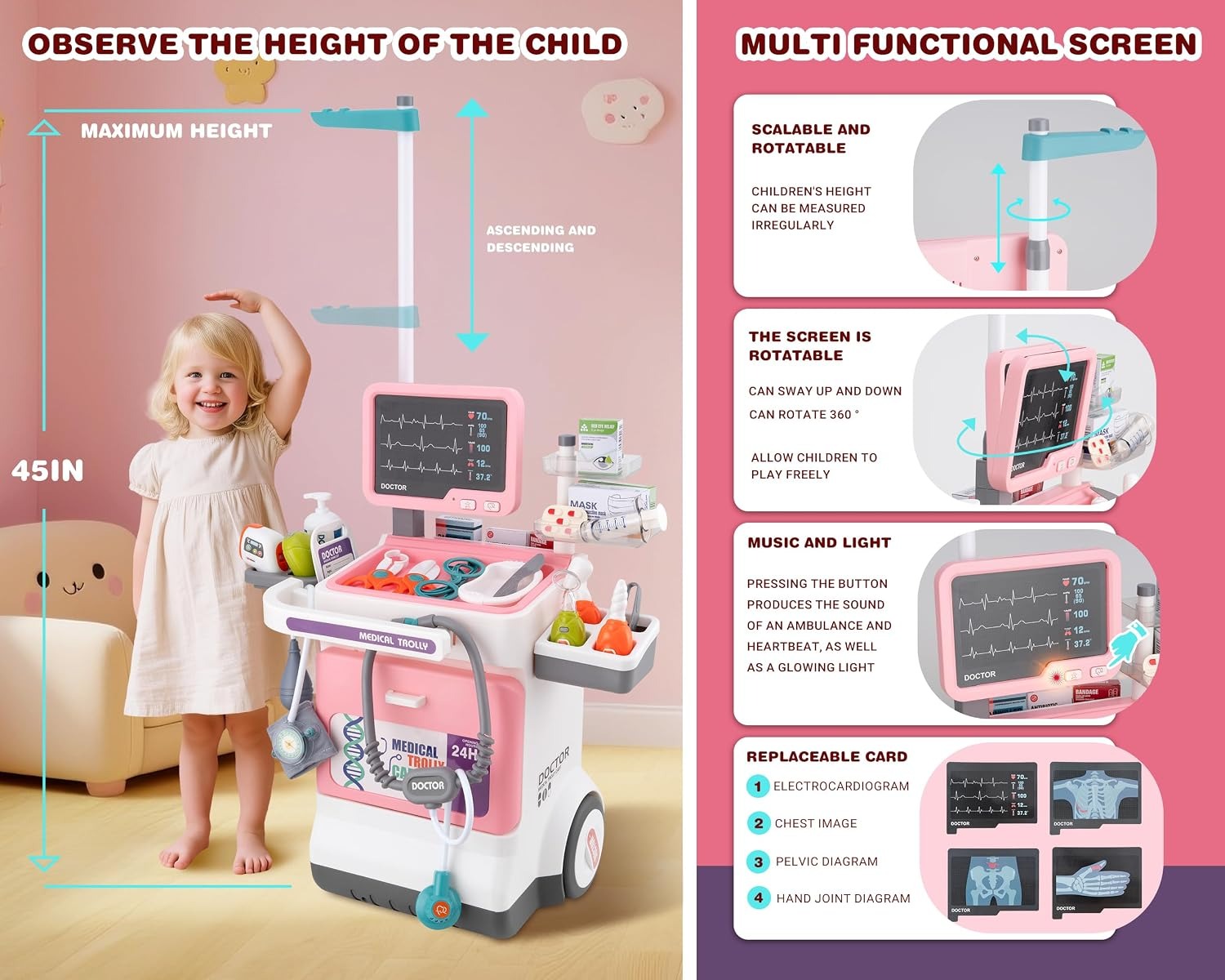 Ensemble de jeu de docteur de  - Kids Toys Doctor Set avis et prix