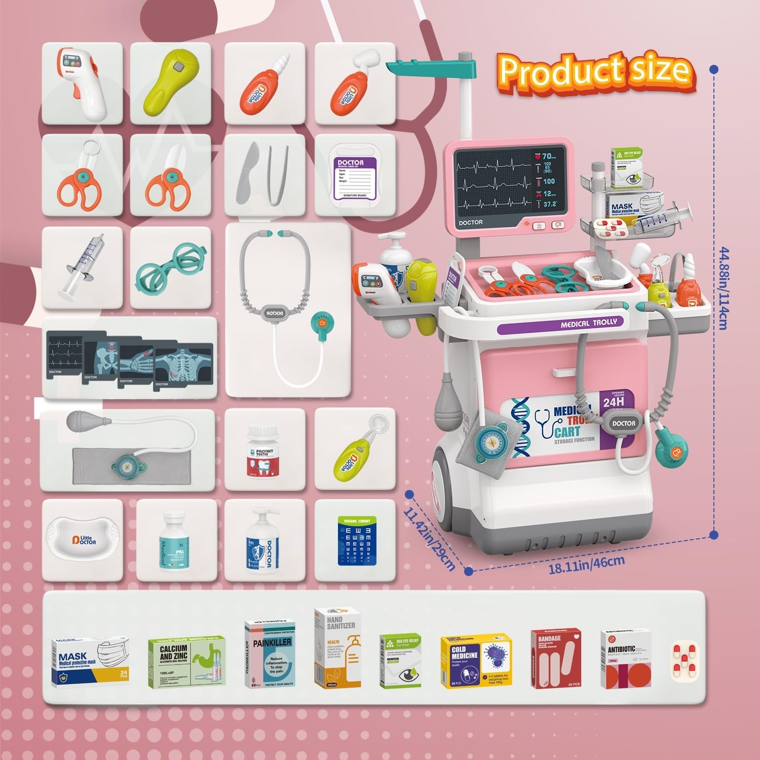 Ensemble de jeu de docteur de  - Kids Toys Doctor Set avis et prix