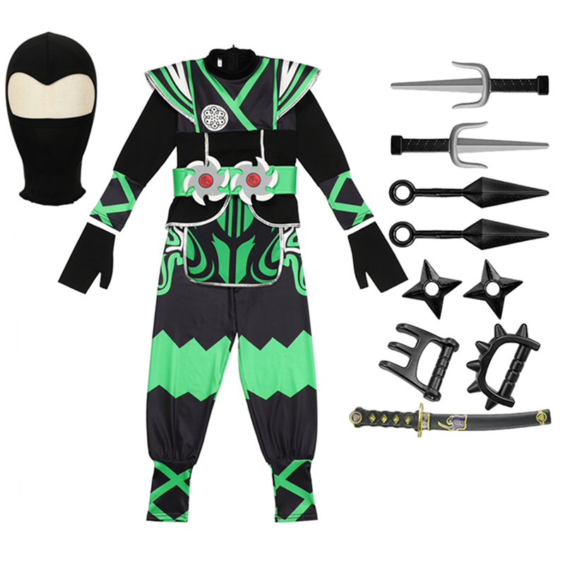 Costume de ninja vert pour enf - Kids Toys Set avis et prix