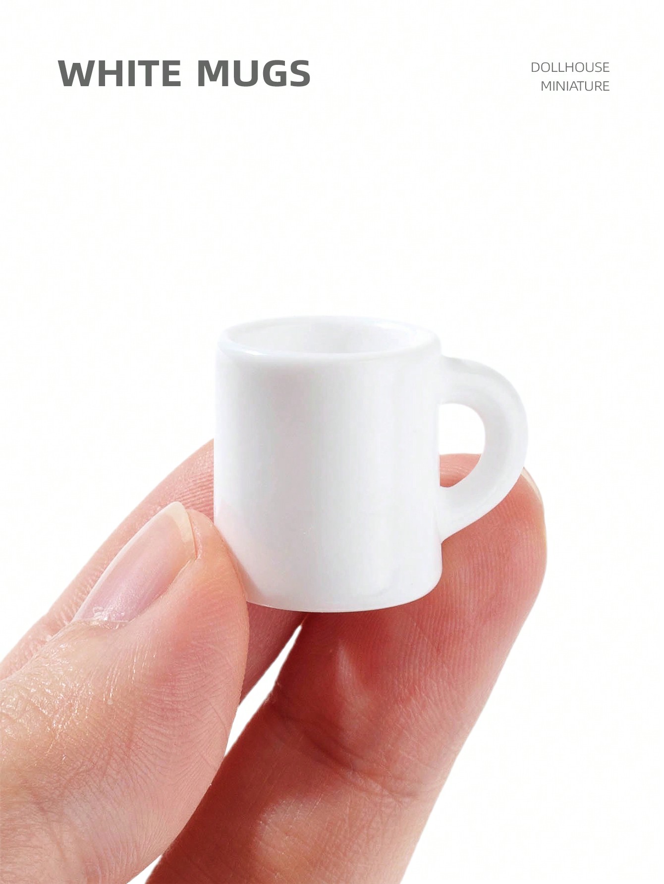 10 tasses blanches miniatures  - Dollhouse Furniture Set avis et prix